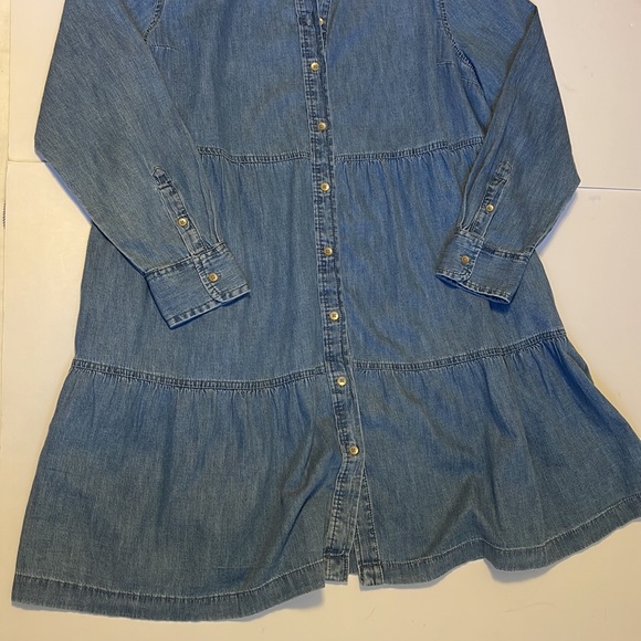 🆕 GAP Blue Jean Denim Dress - Women’s Size XL - Picture 5 of 8